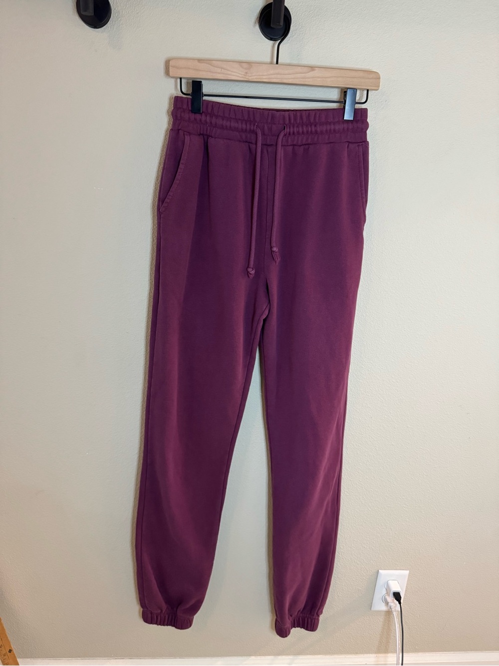 American Tall Plum Purple Joggers Small Tall 31” Inseam